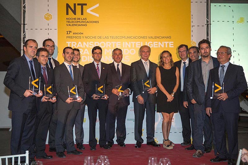 La UPV, premiada en la 17ª Noche de las Telecomunicaciones Valencianas