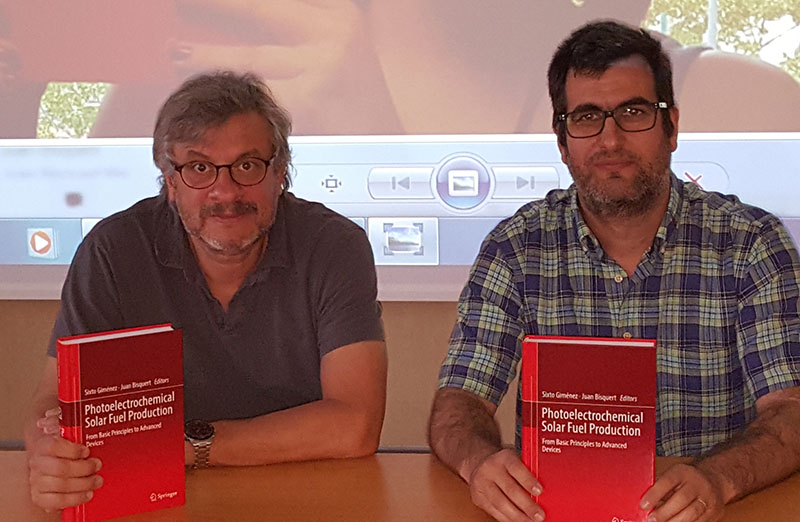 Juan Bisquert y Sixto Giménez coeditan un libro sobre conversión sostenible de energía solar en combustible