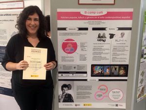 Lidia García, alumna UA premiada con el Primer Premio en el área de Ciencias Sociales y Humanidades del XV Certamen Universitario Arquímedes del Ministerio de Educación.