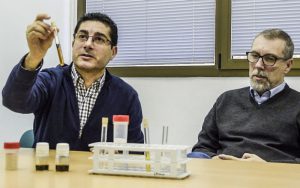 Los investigadores Marcelo Domine y José Manuel López Nieto. /CSIC