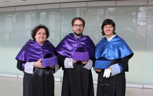 En la imagen, los investigadores de la CEU UCH María Auxiliadora Dea, Manuel Adell y Paula Sánchez Thevenet.