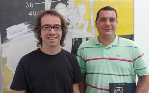 (De izquierda a derecha): Ximo Guillem-Llobat, profesor del Departamento de Historia de la Ciencia y Documentación (Universitat de València), e Ignacio Suay-Matallana (Universidad Miguel Hernández).