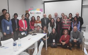 Foto de grupo socios del proyecto europeo ROMOMATTER! en la reunión celebrada en la Universidad de Sevilla.