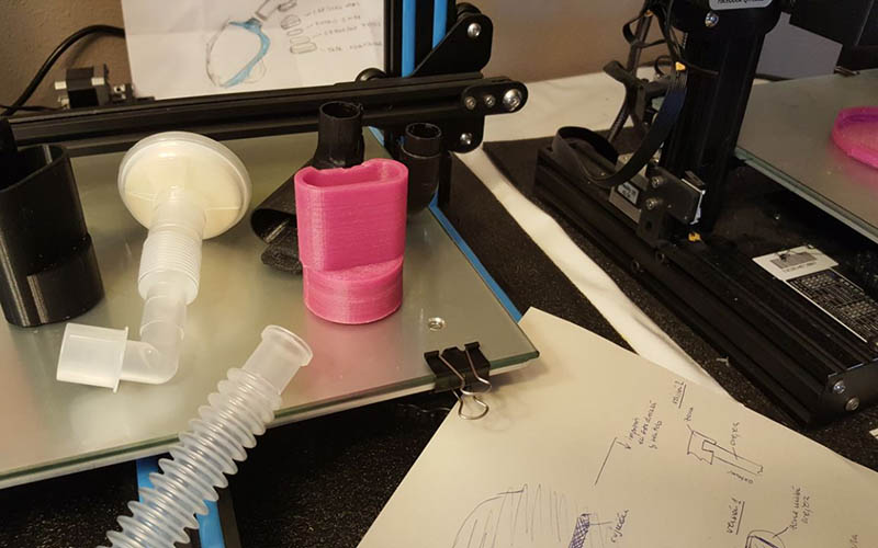 El proyecto de la UA Artefactos alerta sobre las escasas garantías sanitarias de algunos respiradores impresos en 3D