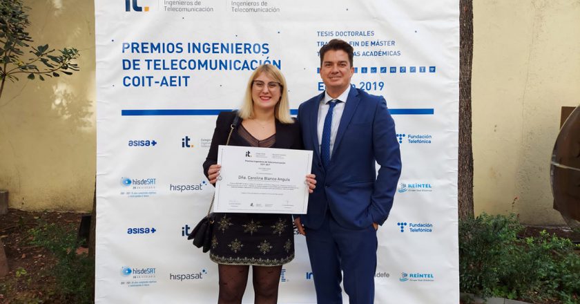 Carolina Blanco, premio al mejor TFM en Política, Regulación, Sistemas y Proyectos de Telecomunicaciones