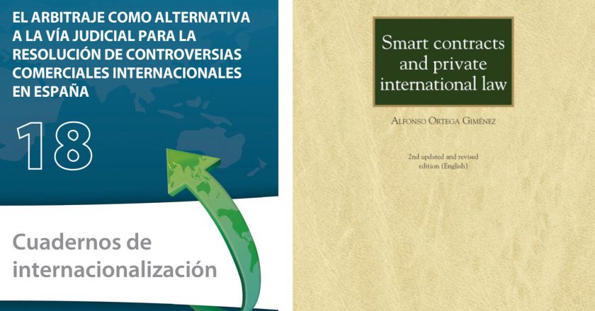 El profesor Alfonso Ortega publica un cuaderno sobre el arbitraje como alternativa a la vía judicial y otro sobre contratos inteligentes