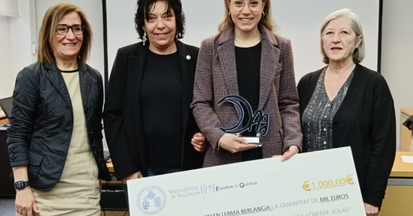 Belén Lerma, premio Francisca Lorente Solaz para mujeres investigadoras en Química